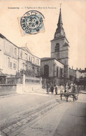 FRANCE - 55 - COMMERCY - L'église Et La Rue De La Paroisse - Carte Postale Ancienne - Commercy