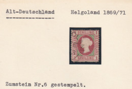 Briefmarke  Gestempelt - Helgoland 1869/71 - Helgoland