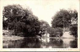 Asie - CHINE - The Pond In The French Barracks, TIENTSIN. - Cina