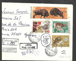RUSSIE LETTRE Recommandée Du 21 01  1974 De MINSK POUR PARIS - Briefe U. Dokumente