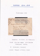 France - Guerre 1914-1918 - Ensemble Lettres- Devants De Lettres - Cartes - Oblitérations - Censures - Oorlog 1914-18