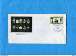 MARCOPHILIE-NLLE CALEDONIE-enveloppe Illustrée-les Médailles  Cad No 81-""journée Des Armées Stamp N°A 214 - Covers & Documents