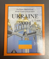 Coffret Pattern (prototype), Série En Euros BU Ukraine. 1 C à 2 €. - Fictifs & Spécimens