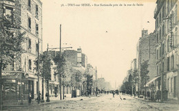 VAL DE MARNE  IVRY SUR SEINE  Rue Nationale Pres De La Rue De Seine - Ivry Sur Seine