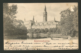 Postkarte Brev - Kort 1901 Briefmarke Paar 5 Ore  Von Kjobenhavn  Danmark Nach Bremerhaven Deutsches Reich - Covers & Documents