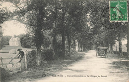 Igé * Route Et Un Coin Pittoresque Sur Le Château De Lonné * Automobile Voiture Ancienne - Altri & Non Classificati