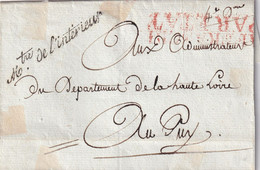 France - Ministère De L'Intérieur - 29 Germinal AN 7 - 1801-1848: Precursors XIX