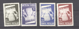 Turquie  :  Yv  1027-30  * - Unused Stamps