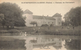 St Symphorien Sur Coise * Château De Clérimbert * Lavoir Laveuses Lavandières Blanchisseuses * Villageois - Saint-Symphorien-sur-Coise