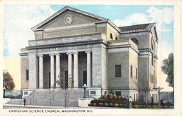 ETATS-UNIS - Washington DC - Christian Science Church - Carte Postale Ancienne - Washington DC