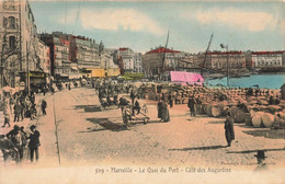 Marseille * Le Quai Du Port * Le Côté Des Augustins * Chargement Des Tonneaux * Attelage - Old Port, Saint Victor, Le Panier