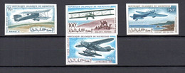 Mauretania 1966 Set IMP. Aviation/Airplane Stamps (Michel 278/81 U) MNH - Mauritanie (1960-...)