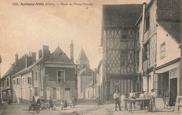 Aubigny Ville * Place Du Vieux Marché * Menuisier Menuiserie Bois * Enfants Villageois - Aubigny Sur Nere