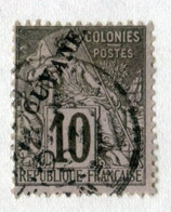 !!! GUYANE 10 C ALPHEE DUBOIS N°20 OBLITERE - Used Stamps