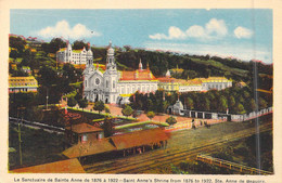CANADA - Québec - Ste Anne De Beaupré - Le Sanctuaire De Sainte Anne De 1876 à 1922 - Carte Postale Ancienne - Ste. Anne De Beaupré