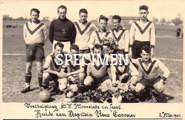 Fotokaart Voetbalploeg  1954 - Moorslede - Wevelgem