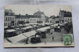 Cpa 1905, Waereghem, Marché, Belgique - Waregem