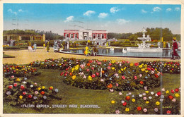 CANADA  - Italian Garden , Stanley Park, BlackPool - Editeur : Valentine & Sons - Carte Postale Ancienne - Unclassified