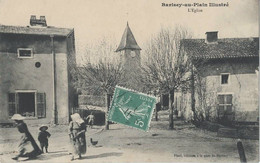 Barisey Au Plain   - 1909 -  Belle Animation Autour De  L'Eglise   ( Pour  Favières ) - Colombey Les Belles