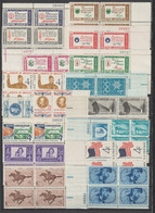 USA - 1960/1965  - ANNEES COMPLETES En BLOCS De 4 ! AVEC POSTE AERIENNE ** MNH - 7 PAGES ! - COTE YVERT = 290+ EUR - Volledige Jaargang