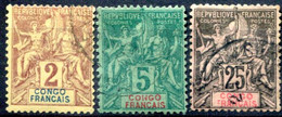 Congo         N° 13-15-19  Oblitérés - Used Stamps