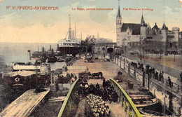 BELGIQUE - Anvers-Antwerpen - Le Steen, Ponton Embarcadère - Bateaux - Port - Carte Postale Ancienne - Andere & Zonder Classificatie