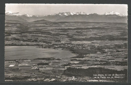 Carte P De 1946 ( Les Alpes, Le Lac De Neuchâtel Et La Plaine / Vu De Mauborget ) - Mauborget