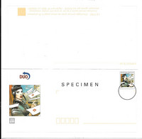 France:Prêts à Poster Agrément 889 Specimen  Lot (  1 Carte Lettre) - Specimen