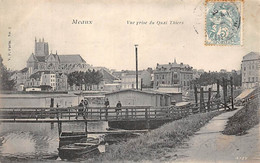 Meaux         77           Vue Prise Du Quai Thiers          (voir Scan) - Meaux