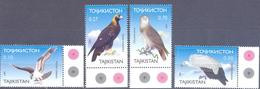 2001. Tajikistan, Birds Of Prey, 4v, Mint/** - Tadjikistan