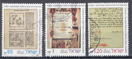 Israel 1992 Set Of Stamps Celebrating University Library In Fine Used - Usati (senza Tab)