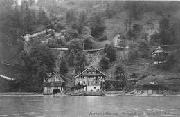 GERSAU ► Wirtschaft Zum Roten Schuh Am Vierwaldstättersee Anno 1919 - Gersau