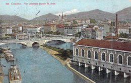 SUISSE - Genève - Vue Générale Depuis St Jean - Pont - Eau - Carte Postale Ancienne - Genève