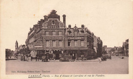 Cambrai * Rue D'alsace Et Lorraine Et Rue De Flandre  * Hôtel Café Français * Commerce BLAS LACHEUX - Cambrai