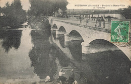 Montbron * La Tardoire , Pont De La Basse Ville * Lavoir Laveuses * Villageois - Autres & Non Classés