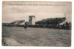 COURSES De LANDIVISIAU 1913 (29) - VUE DES TRIBUNES - ARRIVEE DE KARB DANS LE PRIX DU GOUVERNEMENT - HIPPISME - Landivisiau