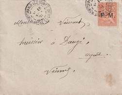 France FM N°1 Sur Lettre - TB - Timbres De Franchise Militaire