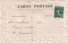 France N°137 Oblitéré OL Sur Carte - TB - 1906-38 Semeuse Camée