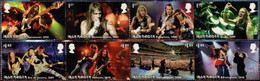 GROSSBRITANNIEN GRANDE BRETAGNE GB 2023 MUSIC GIANTS VII  IRON MAIDEN SET 8V MNH SG 4756-63 MI 5093-100 YT 5487-94 SN 43 - Unused Stamps