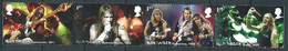 GROSSBRITANNIEN GRANDE BRETAGNE GB 2023 MUSIC GIANTS VII IRON MAIDEN SET 4V USED SG 4756-59 MI 5093- YT 5487-90 SN 4312 - Used Stamps