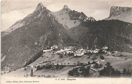 Gruyères Dent De Broc Dent De Bourgo 1909 - Broc