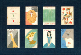 Japan Japon Nippon Carte SHISEIDO Match Labels (2008) - Autres & Non Classés