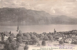 Chexbres Et Les Montagnes De La Savoie 1909 - Chexbres