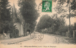 Méry Sur Seine * Route De Mesgrigny * Villageois - Autres & Non Classés