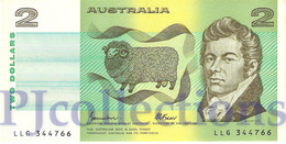 AUSTRALIA 2 DOLLARS 1985 PICK 43e AU/UNC - 1974-94 Australia Reserve Bank (paper Notes)