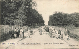 St Nom La Bretèche * Sortie De La Forêt De Marly * Enfants Villageois - St. Nom La Breteche