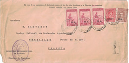 ARGENTINE - LETTRE DU MINISTERE DE L'AGRICULTURE POUR LA FRANCE EN 1939 - BEL AFFRANCHISSEMENT. - Covers & Documents