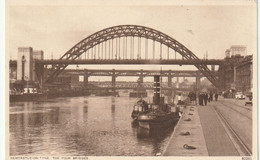 NEWCASTLE ON TYNE -  THE FOUR BRIDGES - Newcastle-upon-Tyne
