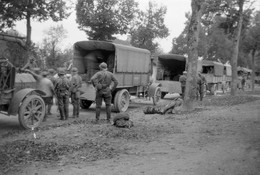 Photo Première Guerre Mondiale, Tirage Argentique Contemporain 18/24 - Guerra, Militari