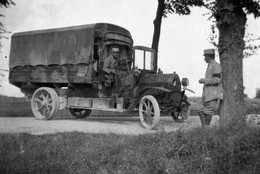 Photo Première Guerre Mondiale, Tirage Argentique Contemporain 18/24 - War, Military